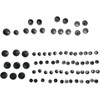 Drag Specialties - Bolt Cover Kit - Standard/Engine - Black - '04-'21 Sportster