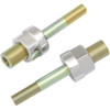 Burly Brand #B28-257CH - Adjustable Shock Lowering Kit - Rear - Lowers 0"-1.25" - Chrome/Gold Anodized Finish