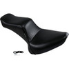 LE Pera #LX-020 - Cherokee Seat - Smooth - Black - Softail '00-'17