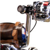 Klock Werks #KWD-04-0606-B - iOmount™ for Indian - Ambidextrous Mount - Black - Touring