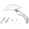 Drag Specialties - Mirror - Gothic/Flame - Side View - Diamond - Chrome - Left - Each