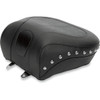 Mustang #79114 - Wide Rear Seat - Studded - Black - Softail '84-'99