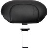 Mustang #79120 - Wide Solo Seat - With Backrest - Black - Studded w/ Concho - FLST/FXST '00-'06