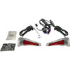 Custom Dynamics #CD-TPBR-14-RC - Sequential Tour Pak Seat Back Rest LED Lights - Chrome/Red - FLH