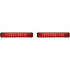 Custom Dynamics #PB-SB-SS8-CR - Saddlebag Lights - SS8 - Chrome/Red