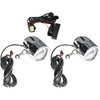 Custom Dynamics #PB-FOG-SS8-C - Fog Light - Chrome - Clear Lens