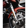 Custom Dynamics #CD-FORK-BCM-AC - LED Fork Light - Amber - Chrome