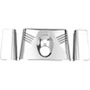 Drag Specialties - Fork Tins - Chrome - Ribbed - '86-'17 FLST - 3-Piece