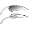 Arlen Ness #13-410 - Mirror - Micro - Rad 2 - Side View - Teardrop - Chrome - Left