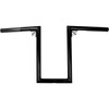 LA Choppers #LA-7380-W12B - 1" Old School Handlebar - Web Z - 12" - Black