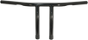 Handlebar - T-Bar - 8" - Dimpled - Black
