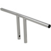 Drag Specialties - 1" T-Bar - Dimpled - Straight - 8" - Chrome