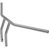 Drag Specialties - 1" T-Bar - Dimpled - Curved - 10" - Chrome