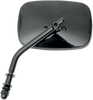 Drag Specialties Mirror - Die-Cast - Side View - Standard - Black - Left/Right