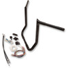 FAT Baggers INC. #909116-B - 1-1/4" EZ Install Pointed Top Handlebar Kit - 16" - Black