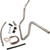 FAT Baggers INC. #909414 - 1-1/4" EZ Install Round Top Handlebar Kit - 14" - Chrome