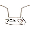 FAT Baggers INC. #909414 - 1-1/4" EZ Install Round Top Handlebar Kit - 14" - Chrome