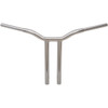 LA Choppers #LA-7337-16 - Kage Fighter Welded Straight-Riser Handlebar - One Piece - 16" - Chrome