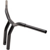 LA Choppers #LA-7338-12B - Kage Fighter Welded Bent-Riser Handlebar - One Piece - 12" - Black