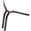 LA Choppers #LA-7338-16B - Kage Fighter Welded Bent-Riser Handlebar - One Piece - 16" - Black