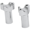 Drag Specialties - Buffalo Billet Aluminum Handlebar Risers - 3" - Chrome