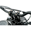 Joker Machine #03-864B - Dual Handlebar Riser Clamp Assembly - 4" - Harley Davidson - Black