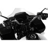 Thrashin Supply CO. #TSC-8025-1 - Handlebar Risers - Straight - 8" - Gauge Cutout - Black