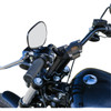 Thrashin Supply CO. #TSC-8025-1 - Handlebar Risers - Straight - 8" - Gauge Cutout - Black