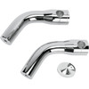 Accutronix #HRP1356-C - Elite Custom Billet Aluminum Risers - Pullback - 6" - Chrome