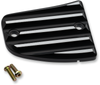Master Cylinder Cover - Finned - Black/Silver