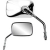 Parts Unlimited - Mirror - Side View - Rectangle - Short - Chrome