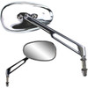 Parts Unlimited - Mirror - Side View - Teardrop - Long - Chrome