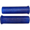 Emgo #42-21113 - Star Fire Flake Grips - Retro - Metal - 1" - Blue