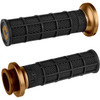ODI #V31ITW-BZ-Z - Hart-Luck Signature V-Twin Lock-On™ Grips for Indian - Black/Bronze