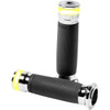 Performance Machine (PM) #0063-2100M-CH - Vision Series Contour LED Turn Signal Grips - TBW - Chrome