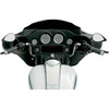 Drag Specialties - Mirror - Side View - Teardrop - Black - Curved/Long Stem - Each