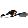 Rivco Products #MIRLEDBK - Mirrors - Custom/LED - Side View - Black - Each