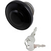 Drag Specialties - Screw-In Locking Gas Cap - Vented - Gloss Black