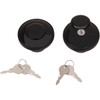 Drag Specialties - Screw-In Locking Gas Cap - Non-Vented - Gloss Black