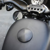 Joker Machine #10-444B - Gas Cap - Knurled - Black - Harley-Davidson