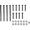 Drag Specialties - Bolt Kit - Outer Primary - Knurled/Socket-Head - Black/Chrome - M8