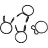 ALL Balls #FS00046 - Refill Clamp Kit - Fuel Line/Wire - Parallel Ear - Black - 15.2 mm - 4 Pack