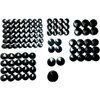 Drag Specialties - Bolt Cover Kit - Deluxe/Engine - Black - Softail/Touring/Trike