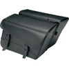 Willie & MAX Luggage #59589-00 - Compact Black Jack Saddlebag - Slant - Large