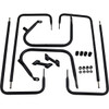Drag Specialties - Saddlebag Rail - Black - FL '97-'08