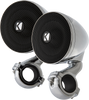 Mini Speakers - 4 ohm - Chrome