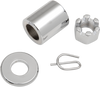 Axle - Rear - Chrome - Kit - 91-99 Dyna