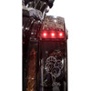 Paul Yaffe Bagger Nation #PYO:BOLTS-BRK-B - Super Bright Red LED - Black
