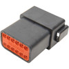 Namz #DR-12B - Deutsch Receptacle - 12 Pin - Black