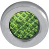 Drag Specialties - Snap-In Indicator Light - Green - Stainless Steel Bezel